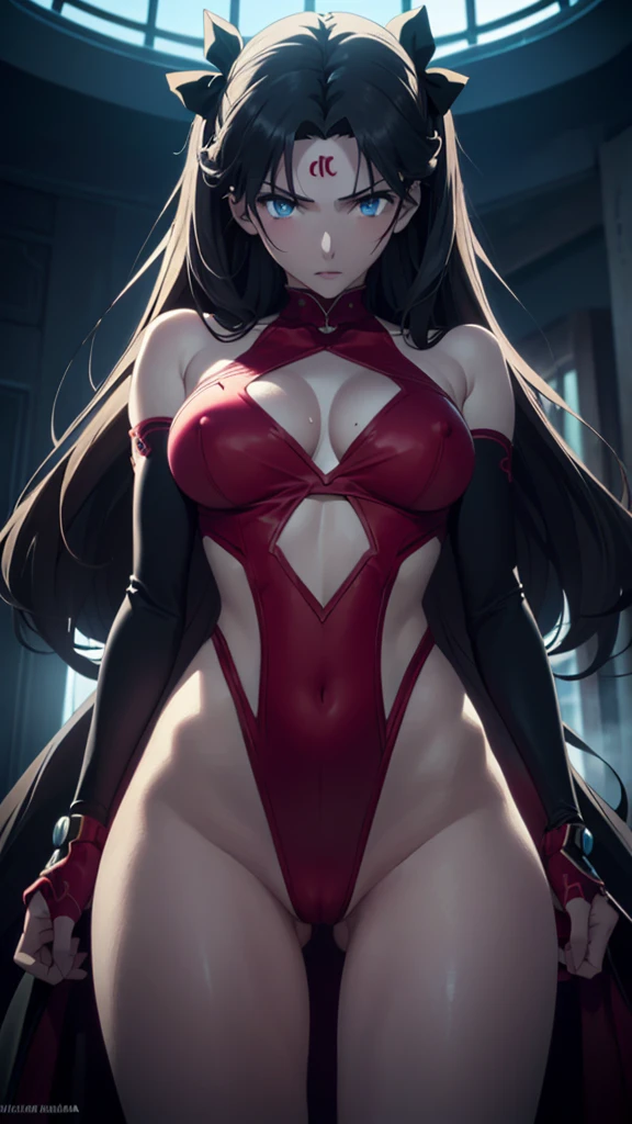 (tohsaka_rin_fatestaynightufotable:1.10), Best Quality, 8k, High resolution, masterpiece:1.2), (ultra detailed), (NSFW is not safe for artwork), (Kaina Tsutsumi) (My hero academia settings), (pose sexual), (realist, photorealist, fotorrealista:1.37), (High DefinitionR, High Definition), (portrait), (vivid colors), (long legs), (clearly elongated face), (broad) (Hermosos detailed eyes), (beautiful detailed lips), (extremely detailed eyes and face), bright eyes Dynamic angle and posture, soaked in sweat, perspiration, undressing (long eyelashes), (sharp focus), (Physically based representation), (unclothed), (big breasts) (open legs), (intense), (expression of intense desire), (Motion blur), (elegant), (slim figure), (anime inspired), (bright lights), (sexual), (contrasting colors), (mysterious atmosphere), (action packed scene), (Unique style), (surprising), (elegant), (evocative), (expressive), (Intriguing atmosphere), (giant breasts:1.2), ((Best Quality)), ((Very detailed)), masterpiece, absurdities, detailed face, beautiful face, (detailed eyes, deep eyes), (1 girl), ((dynamic pose)), erotic lingerie, tattoo