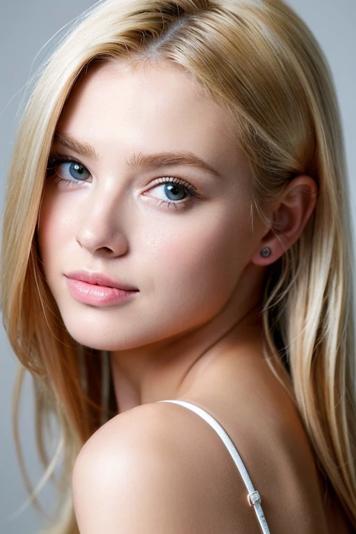 girl, blonde big , young and beautiful. realistic picture