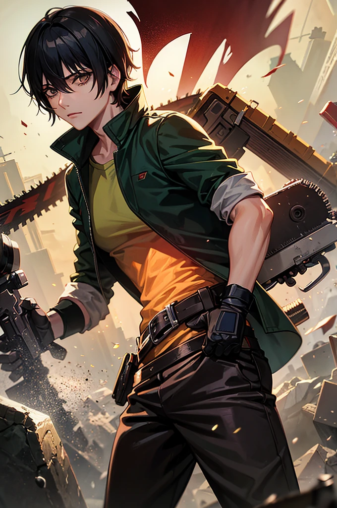 Faça a personagem makima de chainsaw man
