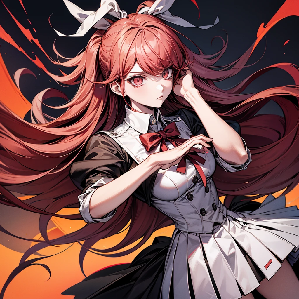 Danganronpa female ultimate fencer red hair