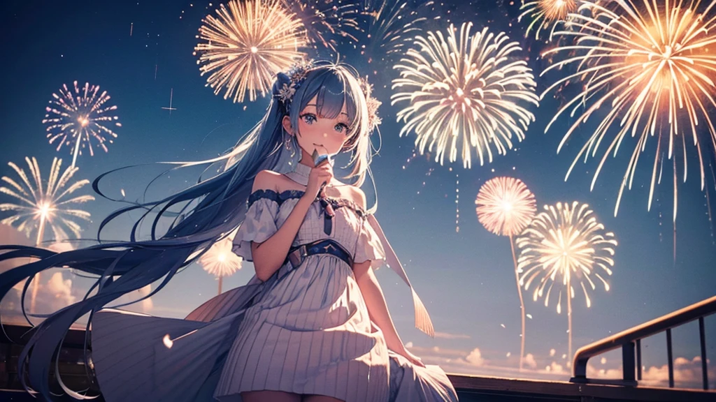 Fireworks in the sky