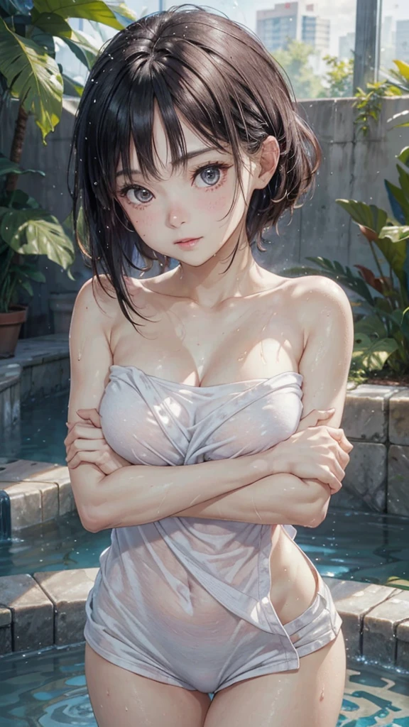 (best quality,4k,8k,highres,masterpiece:1.2),ultra-detailed,(realistic,photorealistic,photo-realistic:1.57),wet,erotic) wet and wet from rain,dripping wet,(naked slender woman with pert chest in sunset  beach with flowing water:),her wet body covered in water droplets,splashing water,rainy wet,waterdrops,very wet,soaking wet, Japanese talented model, sexy girl, drenched, beautiful Asian girl , Japanese goddess, (stunning slim perfect body with hot thin belly and pert breasts), ( the exceptional beauty, She has a neat slim figure and is the next big thing in the gravure industry, Japanese talented model, by Kentaro Miura,realistic very young gravure idol, sensual very young gravure idol,realistic sensual gravure idol, by Tadashi Nakayama, authored by Hideyama Kikugawa, Yoshitomo Nara , waves of extremely intense orgasms,screaming into tears,sudden irresistible sexual desires, drowning,wet hair,help,help,in distress,pleasure and pain,desperation,surrender,total loss of control,trembling,overwhelming sensations,overwhelming pleasure,uncontrollable release, (complete surrender to pleasure:), indescribable ecstasy,unbearable bliss,orgasmic overload,overwhelming climax,(shaking with pleasure) ,emotional release,cathartic experience,pleasure beyond imagination,unleashing primal desires,utter vulnerability,uncontainable passion,dark and overwhelming desire,sensory overload,blissful exhaustion,pure ecstasy,aching for release, in the depths of pleasure,in the depths of despair,  (powerful orgasm run through her body over and over, skin turning red:1.37), (divine  goddess), (imminent intercourse, intensive deep penetration:), ( into deep trance, into deep ecstasy:), (filled with most intense pleasure:, she is going crazy:), (cute fine face:), (youthful:), (ass intercourses ) , (manual masturbation:) (sharply buttocks), (well shaped legs), (detailed elegantly sculpted body:), (sunset beach), (on hooks)