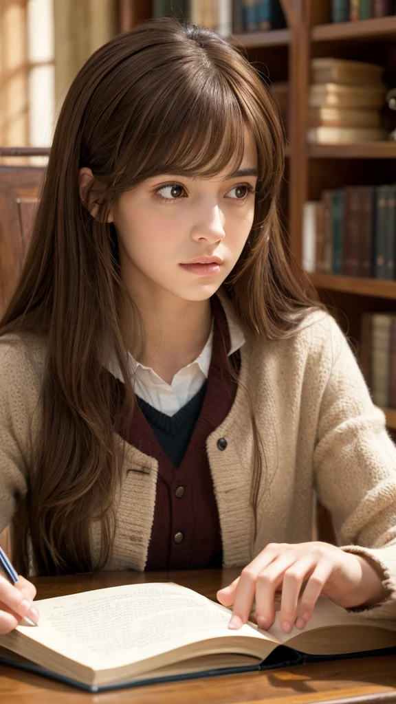 masterpiece, hermione
granger, brown hair,