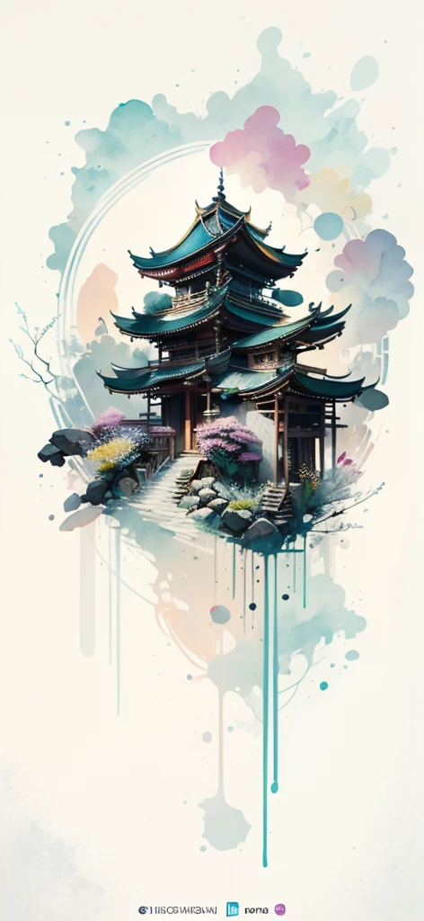(Art by Numbers,Inks and washes:1.2)，Nobody, Mountain々, wood, Rivers，Flowers，Lotus flower，Purple Flower,沢Mountainの花(Oriental elements, Chinese colors, Senior Color Matching),  (3D sculpture，Rendering with Octane，Volumetric Light，Natural soft light，), (Very delicate:1.2, Losing focus:1.2, Very colorful, Cinema Lighting, Chiaroscuro,Ray Tracing), masterpiece, Super rich,Very detailed,8k, Zurrison_style_wonderful_wall