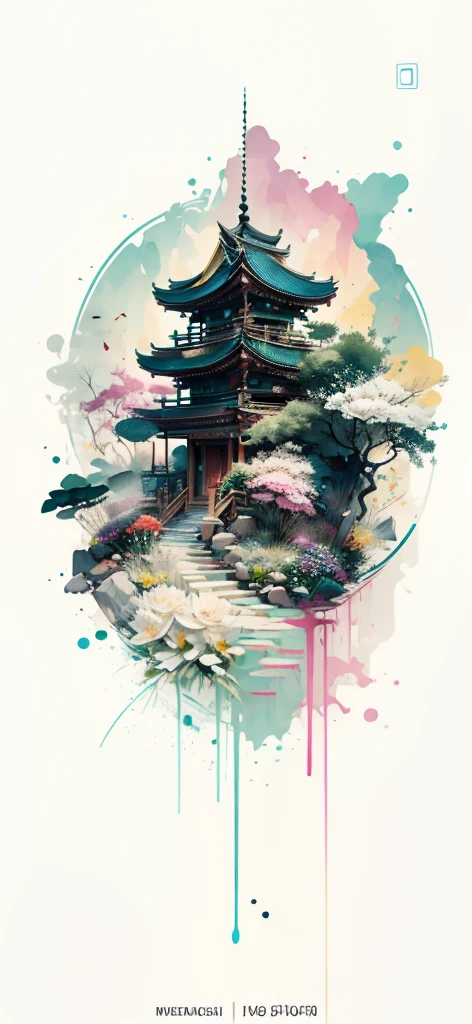 (Art by Numbers,Inks and washes:1.2)，Nobody, Mountain々, wood, Rivers，Flowers，Lotus flower，Purple Flower,沢Mountainの花(Oriental elements, Chinese colors, Senior Color Matching),  (3D sculpture，Rendering with Octane，Volumetric Light，Natural soft light，), (Very delicate:1.2, Losing focus:1.2, Very colorful, Cinema Lighting, Chiaroscuro,Ray Tracing), masterpiece, Super rich,Very detailed,8k, Zurrison_style_wonderful_wall