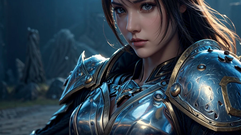 Close-up of woman holding sword and armor, Armor Girl, 2. 5D CGI anime fantasy artwork, Female Warrior, Extensive exposure of navel,Epic fantasy digital art style, detailed Digital 2D fantasy art, Digital 2D fantasy art, Gorgeous female paladin, Female Knight,Bare belly, Role Playing Game Character Art, beautiful Female Knight, Fantasy Character Art, Epic and beautiful character art, beautiful Female Warrior,The background is the castle,Medium distance photography
