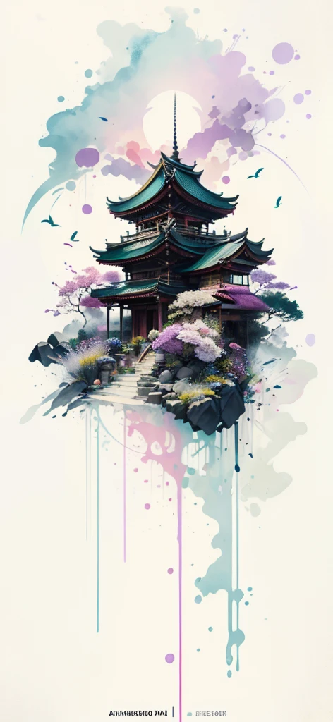 (Art by Numbers,Inks and washes:1.2)，Nobody, Mountain々, wood, Rivers，Flowers，Lotus flower，Purple Flower,沢Mountainの花(Oriental elements, Chinese colors, Senior Color Matching),  (3D sculpture，Rendering with Octane，Volumetric Light，Natural soft light，), (Very delicate:1.2, Losing focus:1.2, Very colorful, Cinema Lighting, Chiaroscuro,Ray Tracing), masterpiece, Super rich,Very detailed,8k, Zurrison_style_wonderful_wall,Based on purple,Paintings with a lot of purple