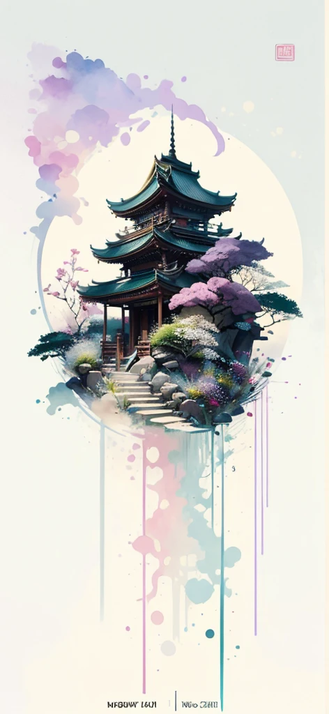 (Art by Numbers,Inks and washes:1.2),Nobody, Mountain々, wood, Rivers,Flowers,Lotus flower,Purple Flower,沢Mountainの花(Oriental elements, Chinese colors, Senior Color Matching), (3D sculpture,Rendering with Octane,Volumetric Light,Natural soft light,), (Very delicate:1.2, Losing focus:1.2, Very colorful, Cinema Lighting, Chiaroscuro,Ray Tracing), masterpiece, Super rich,Very detailed,8k, Zurrison_style_wonderful_wall,Based on purple,Paintings with a lot of purple
