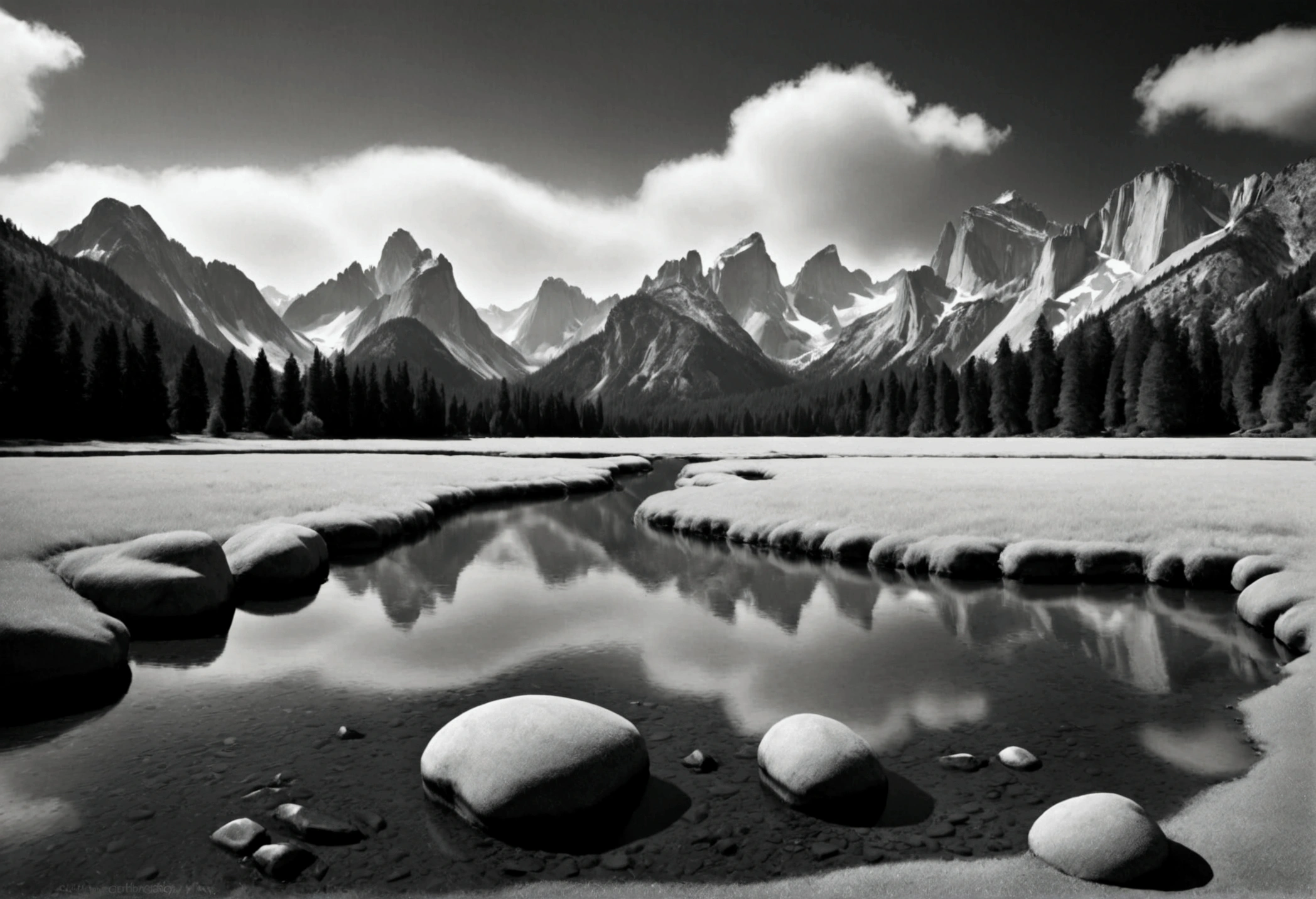 .Ansel Adams Black and White Landscapes,冰岛风景photography,Texture,reality,photography