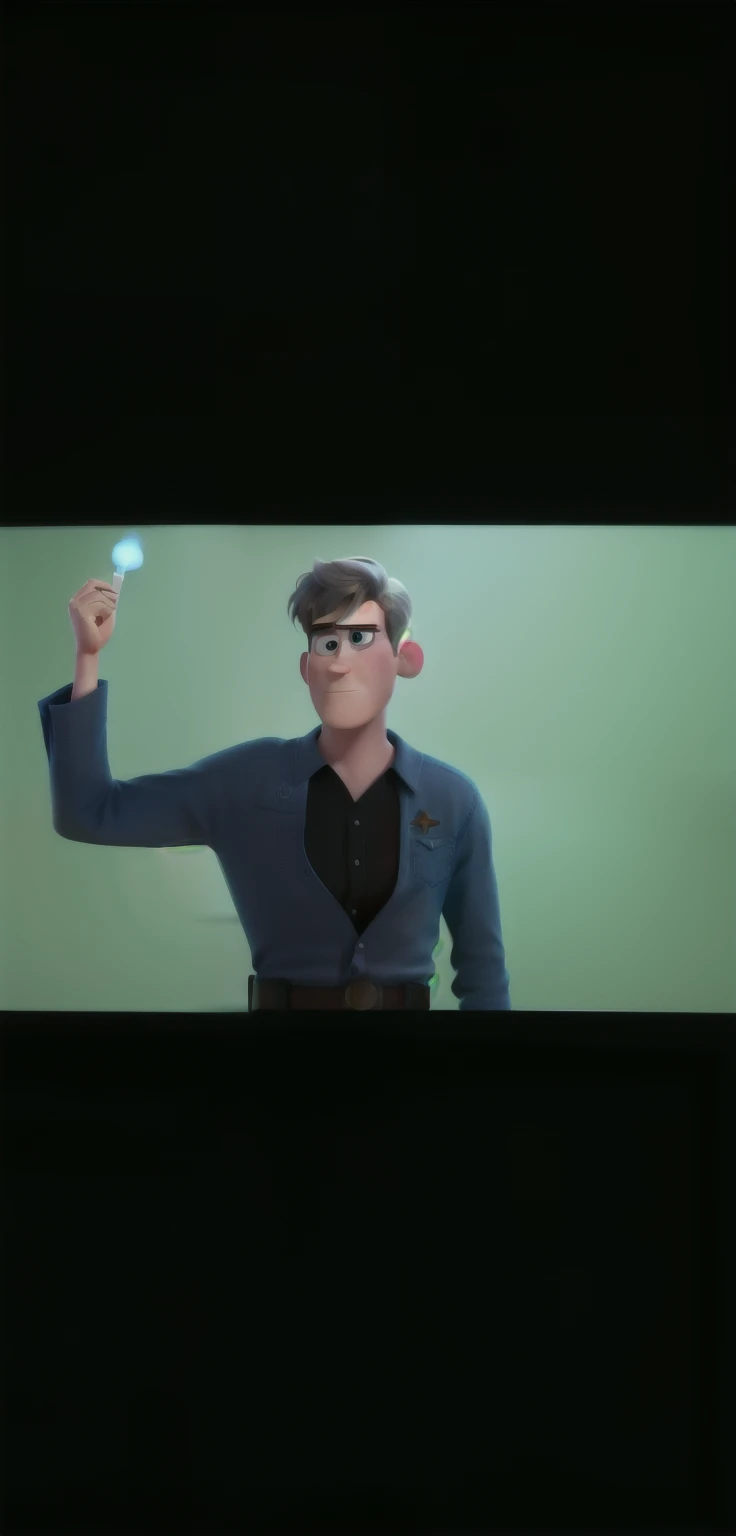 white male, Pixar-style, The Incredibles Movie, high qualiy