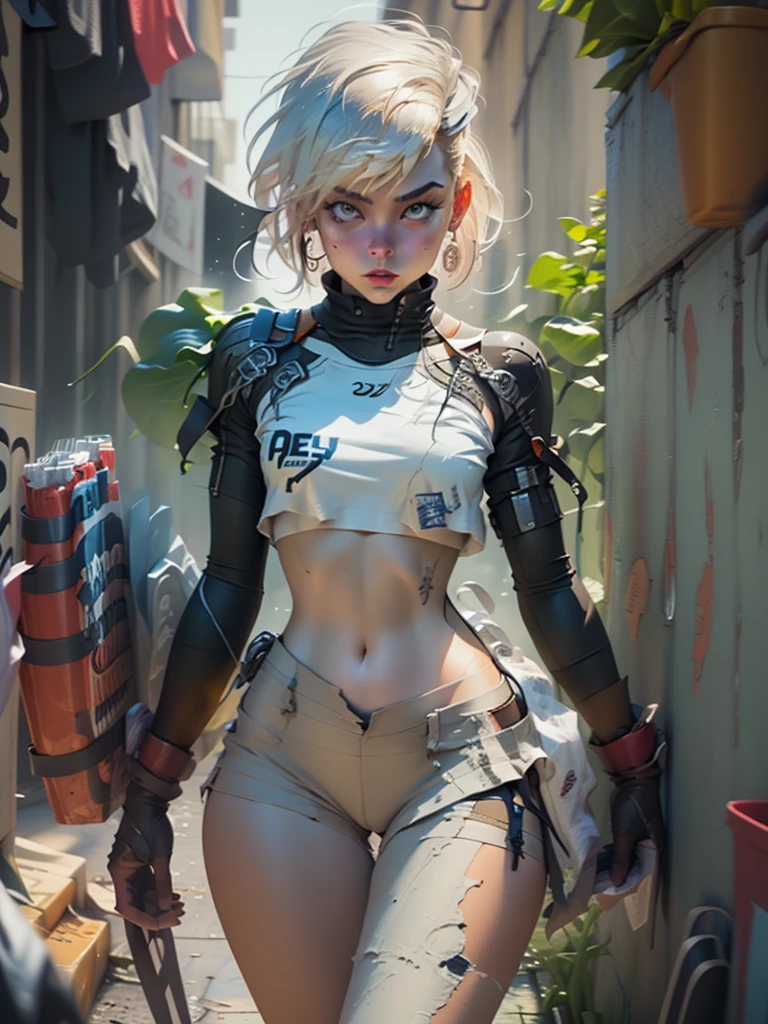 unreal engine:1.4,Ultra realist CG K, photorealistic:1.4, skin texture:1.4, artwork 1 girl, Pistol gatling, shell, looking at the viewer, dynamic pose, hits, ammunition belt, gloves, old, shooting, extremely detailed :1.4, more detailed, optical mixing, playful patterns, animated texture, Unique visual effect, or cyberpunk yellow color, red pantyhose, yellow leather miniskirt, masterpiece, ((colors, cian, vegetables, rosa, Brown: 1.2)) , Realistic 8k digital art.)), 32K