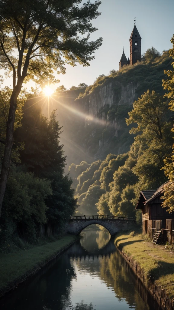 Withered Reben, old trees, dark crows, Small bridges and running water, People on the old street, West wind and lean horses., The sun goes down, Inconsolable people are at the end of the world.
