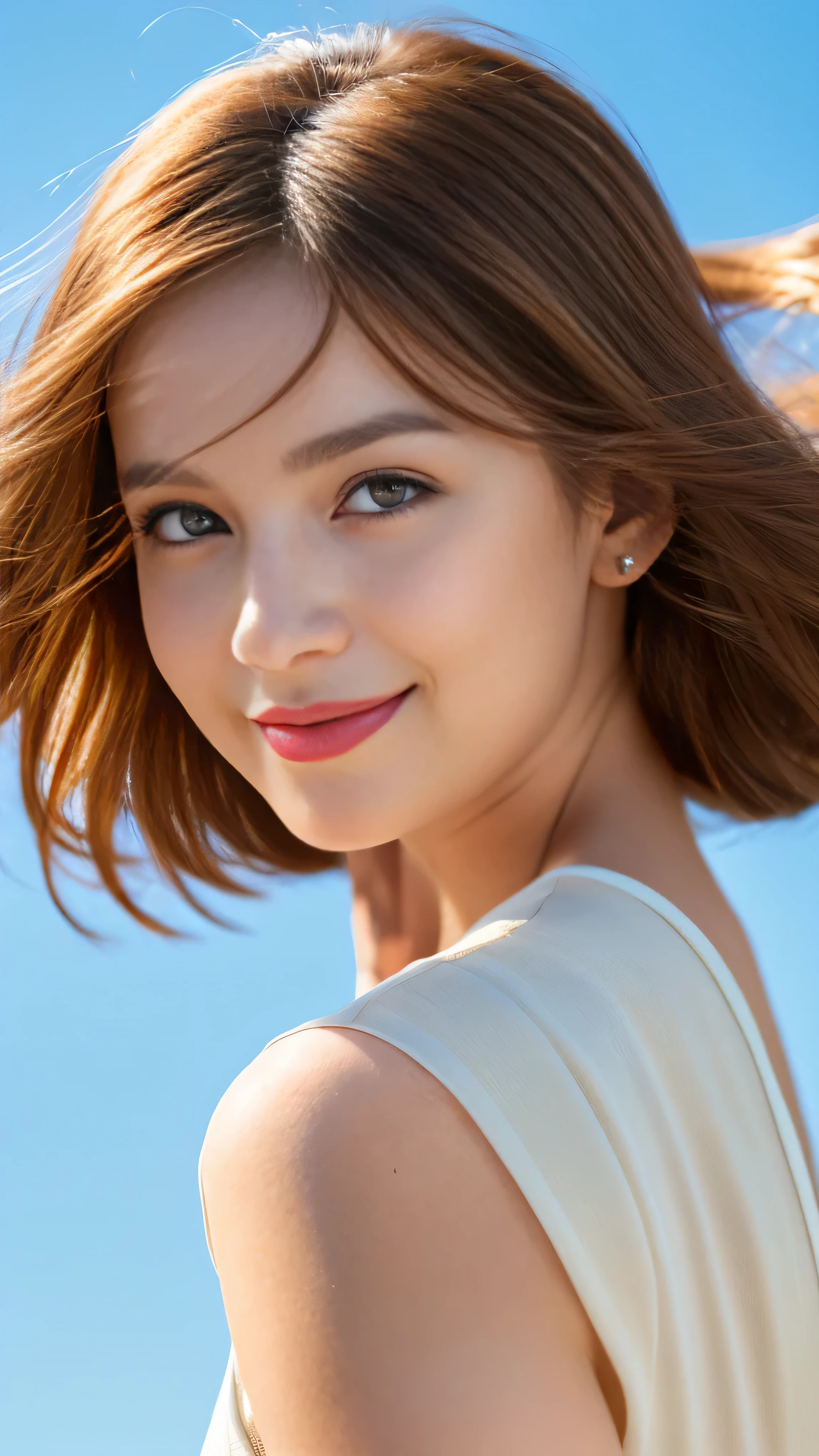 (32K:1.5), 1 girl,A light smile,whole body,Simple Background, (Realistic:1.4), (British actress:1.3),
(Great British beauty:1.4), (The ultimate beauty:1.4), Masterpiece,4k,8k,(Masterpiece,Ultra-high resolution:1.5),(Masterpiece,Photorealistic:1.5),Masterpiece,Fine grain,Masterpiece,Detailed face, perfectly balanced face, Looking at the camera, Hair blowing in the wind, Beautiful porcelain-like skin, Beautiful Eyes, Ring-shaped eyes,
