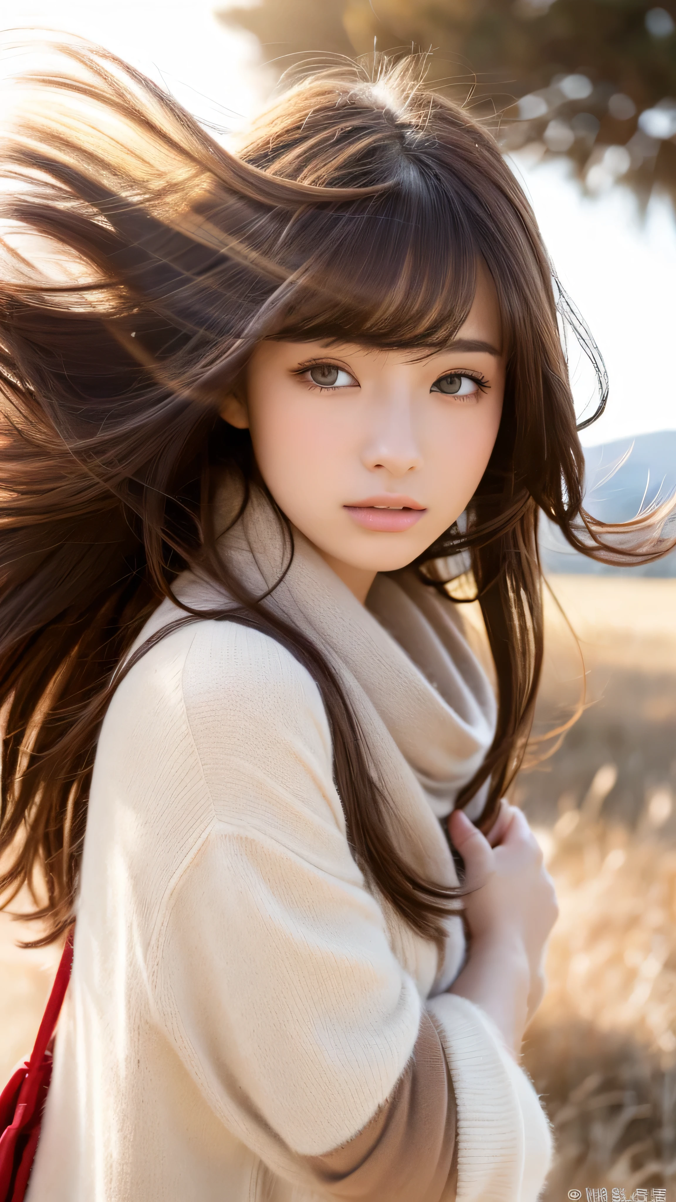 ((Hair blowing in the wind、No makeup:1.2))、(Realistic、Photorealistic、Very detailed、Best detailed skins、Highest quality、masterpiece、Ultra-high resolution)、Cute Russian Women、14 years、high school girl、Young girl、1 girl、Has bangs、Ash Blonde:1.7、double eyelid、Drooling eyes、Japanese style face、purity、Realistic肌タイプ、Thick muffler、Red scarf、Fluffy hair、((There'Hair in scarf:1.3))、Red cheeks、The wind is blowing、that'that'it's snowing、night、illumination、Lighting from behind、Hair blowing in the wind、((Antarctica、Meteors、A world where you can see the aurora changing from green to red))