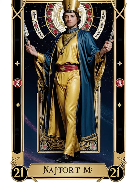 Tarot card number 21、Major Arcana number 21, print 21