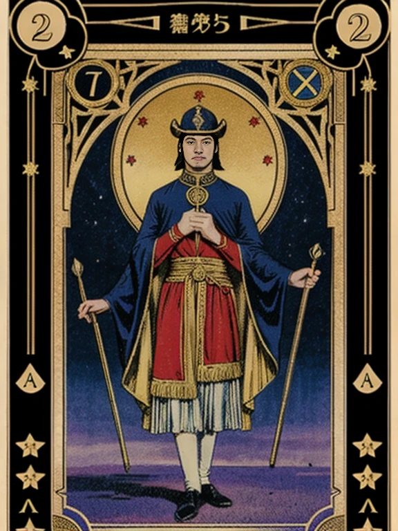  Tarot card number 21、Major Arcana number 21, print 21 