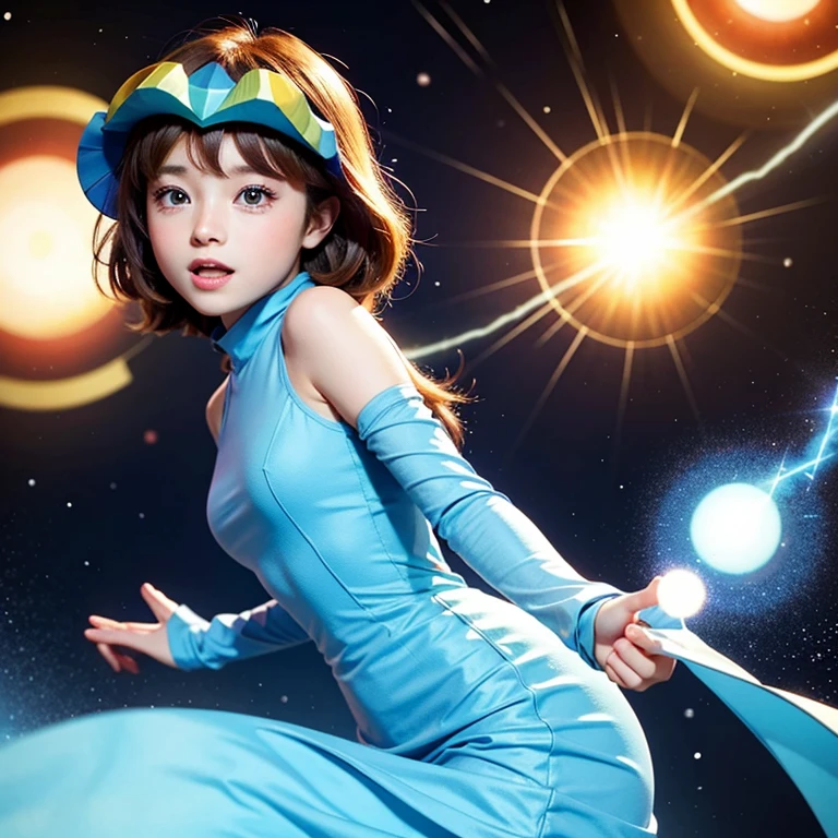 (ExtremelyDetailed ((ChildishPersonifying(" Nausicaa ")as a LittleGirl))) DelicateClothing Textures. High-level UltraDetailed Wallpaper, (8K TopQuality Masterpiece of CommercialPhoto), PerfectLighting, Absurd MysticSight Tyndall Effect Scattering (StudioGray background with (Overflowing oodles Dazzling (RainbowColorParticles BokeH))), (Assfocus RoundlyButts) (Exposed Shoulder SFW)  BREAK  (Acutance:0.88) (NOGIZAKA FaceVariations) Extremely Detailed KAWAII face, Childish PerfectAnatomy, CaptivatingGaze ReflectiveEyes with (SparklingHighlights:1.28), DoubleEyelids with (Delicate VoluminousLong Eyelashes:0.88), GlossyRED Lips with BeautifulDetails, PUNIPUNI RosyCheeks, Radiant PearlSkin with clear transparency, Glowing DowneyHair, { (Dynamic Joyful expressions LifeLike Rendering:1.4) | (:d) } . (large eyes:-1) .