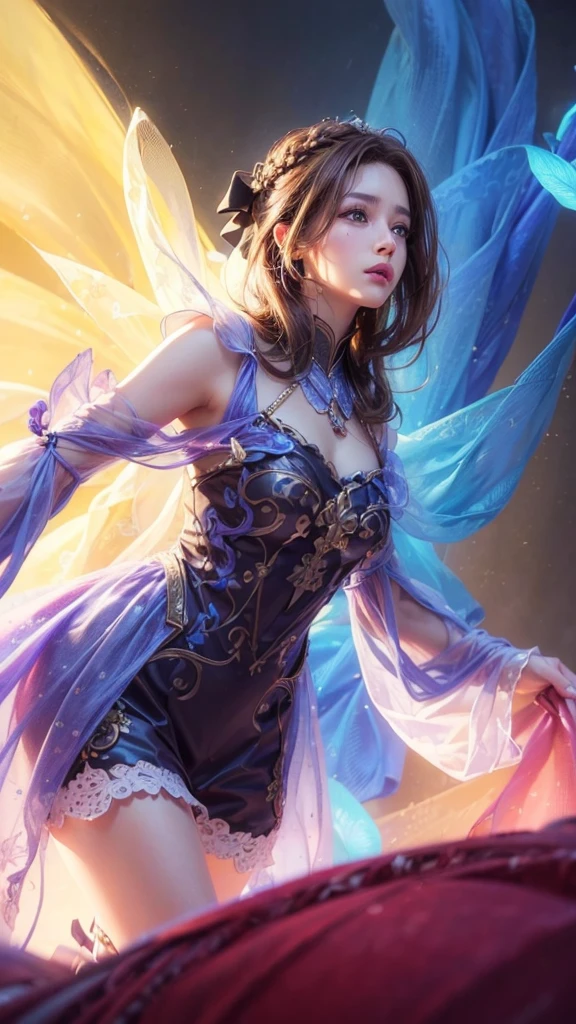(photorealistic:1.4), best quality, masterpiece, ultra high res, 1girl, (detailed face:1.2), (detailed hair:1.2), (detailed clothes:1.2), 4k, (detailed color:1.2), (light brown hair)