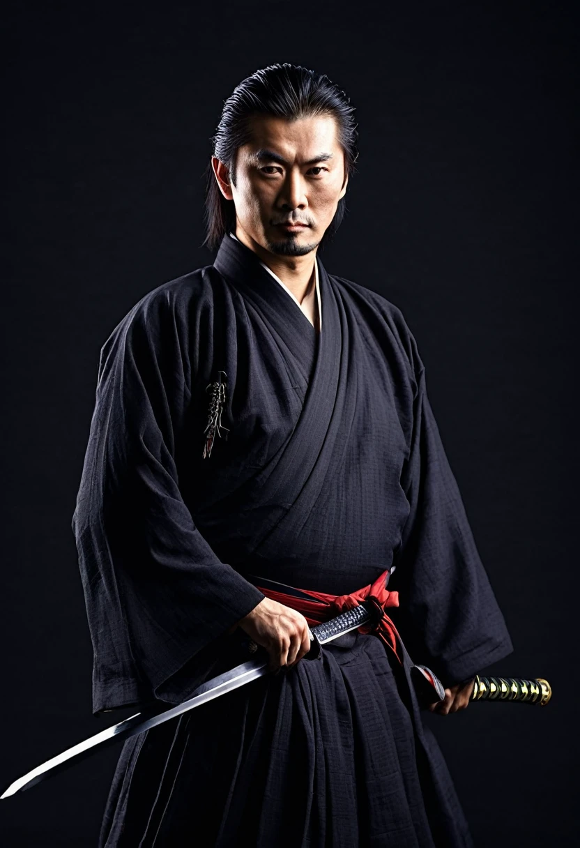 Samurai holding a sword