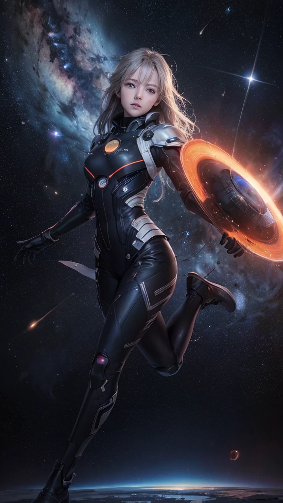 work of art, best qualityer, high qualiy, extremely detaild CG unity 8k wallpaper, Depth of field, HDR,,photorrealistic,extremely detaild, intrikate, high détail, universe, space, Galaxy, stele, planetes, astronomy, kosmos, heavenly, nebula, black hole, solar system, cosmic rays, supernova, deep space, astronomical objects