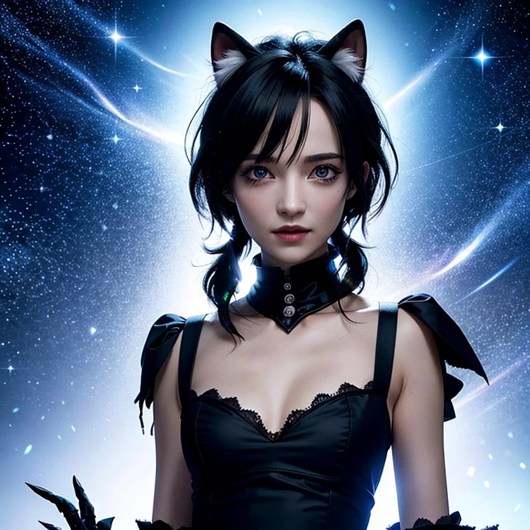 (ExtremelyDetailed ((Personification as a  of (" Edward Scissorhands ")))) DelicateClothing Textures. High-level UltraDetailed Wallpaper, (8K TopQuality Masterpiece of CommercialPhoto), PerfectLighting, Absurd MysticSight Tyndall Effect Scattering (StudioGray background with (Overflowing oodles RainbowColor (Starry Particles BokeH))), (???????? RoundlyButts) (Exposed  SFW)  BREAK  (Acutance:0.88) (NOGIZAKA FaceVariations) Extremely Detailed KAWAII face, Childish PerfectAnatomy, CaptivatingGaze ReflectiveEyes with (SparklingHighlights:1.28), DoubleEyelids with (Delicate VoluminousLong Eyelashes:0.88), GlossyRED Lips with BeautifulDetails, PUNIPUNI RosyCheeks, Radiant PearlSkin with clear transparency, Glowing DowneyHair, { (Dynamic Joyful expressions LifeLike Rendering:1.4) | (:d) } . (large eyes:-1) . (no Animal ears)