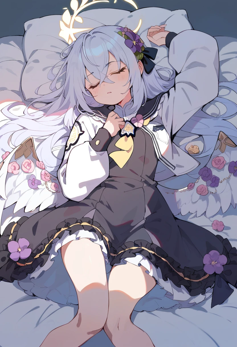 azusa \(blue archive\), azusa \(blue archive\), 1girl sleeping