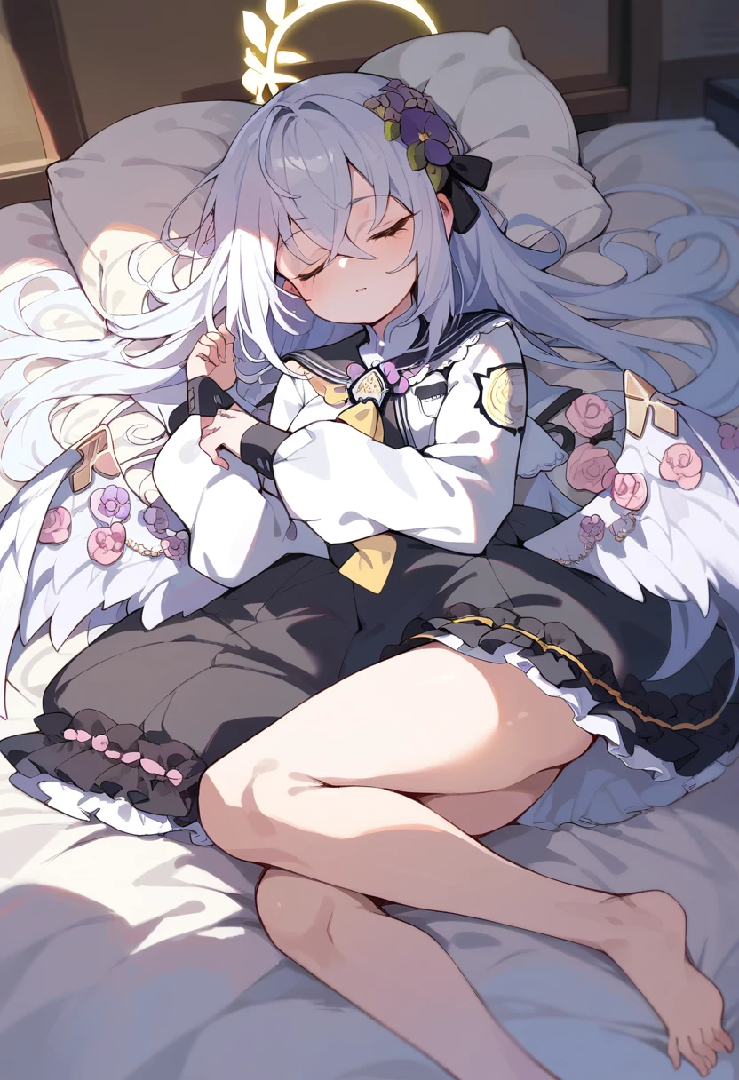 azusa \(blue archive\), azusa \(blue archive\), 1girl sleeping