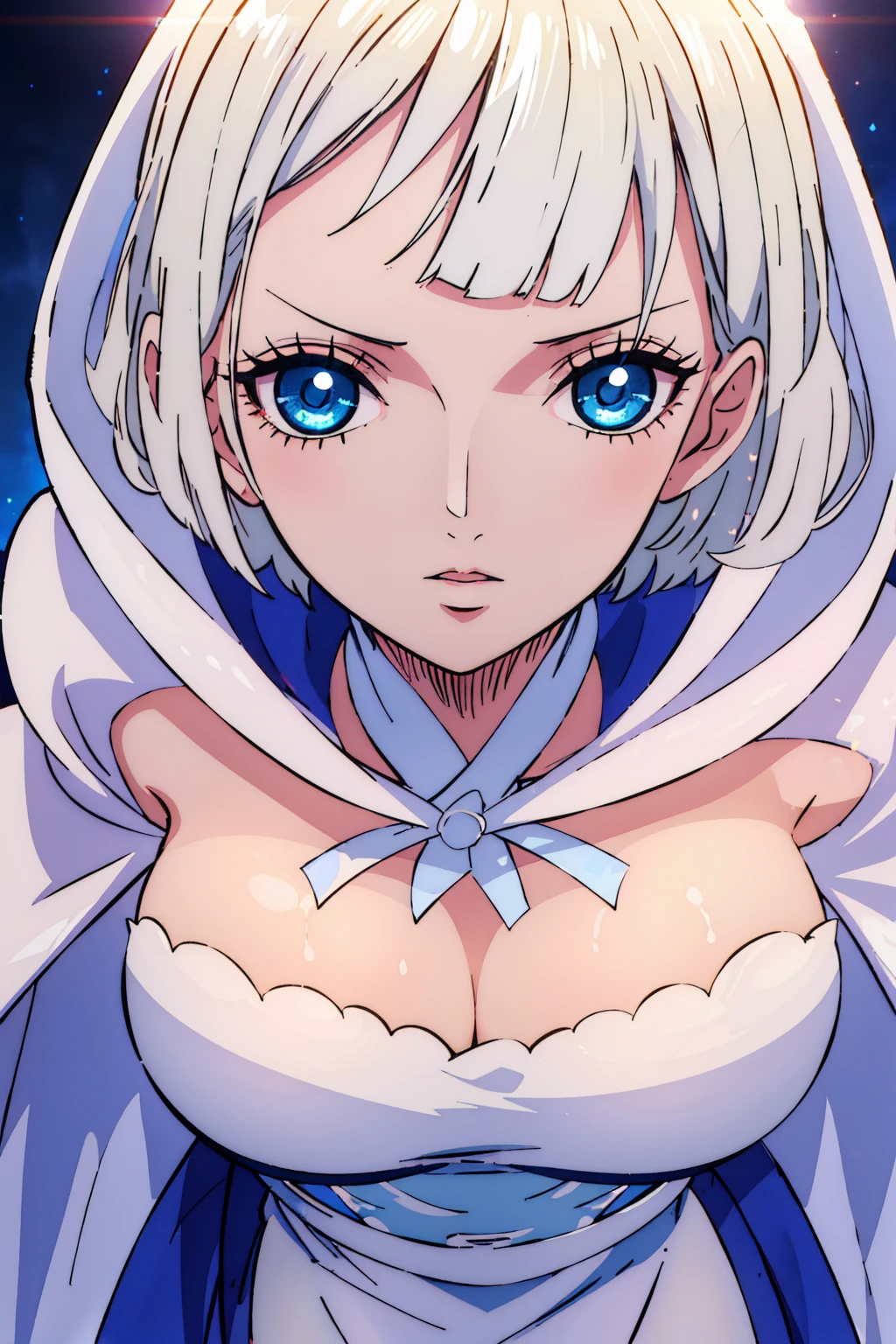 1girl, short and mature, short white hair, blue eyes, large breasts:1.2, hoodie and dress, park, realistic, photorealistic, 8k, ultra-detailed, high quality, beautiful detailed eyes, beautiful detailed lips, extremely detailed face, long eyelashes, dramatic lighting, warm color tone, detailed background, fantasy, digital art
