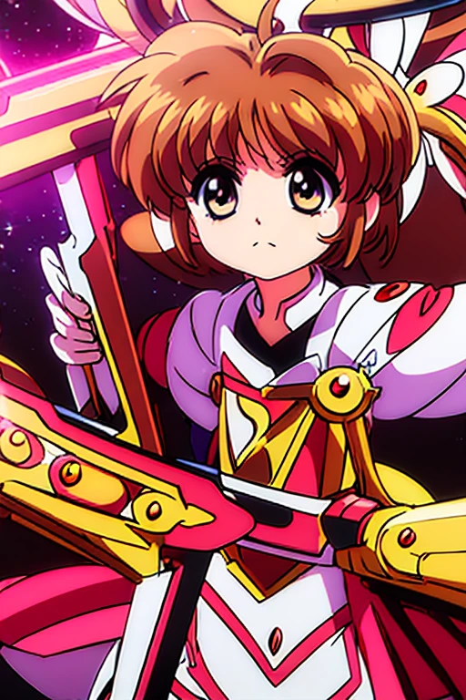 (((Cardcaptor Sakura Costume)))、Demon Sword、garter belt、White ribbon