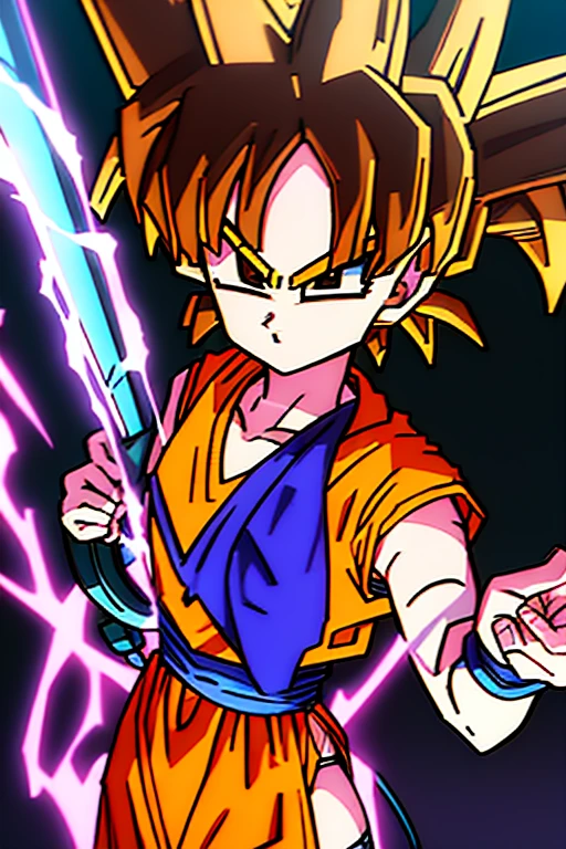 (((Dragon Ball Costumes)))、Demon Sword、garter belt、White ribbon、girl