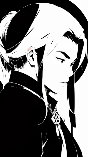 Black and White、Monochrome、古代中国の鎧の男Monochrome