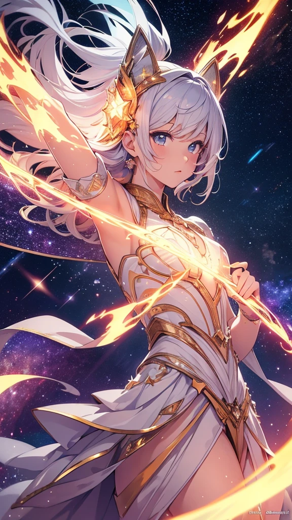 stary sky, clouds, ethereal, sparkly, epic night sky, orange aurora, masterpiece, clean lineart, clean anime outlines, best quality, high quality, high details, super detail, anatomically correct, best quality, ultra-detailed, colorful, dynamic lighting, HD,