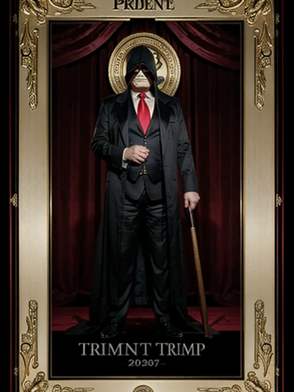 President Trump with the Major Arcana Grim Reaper