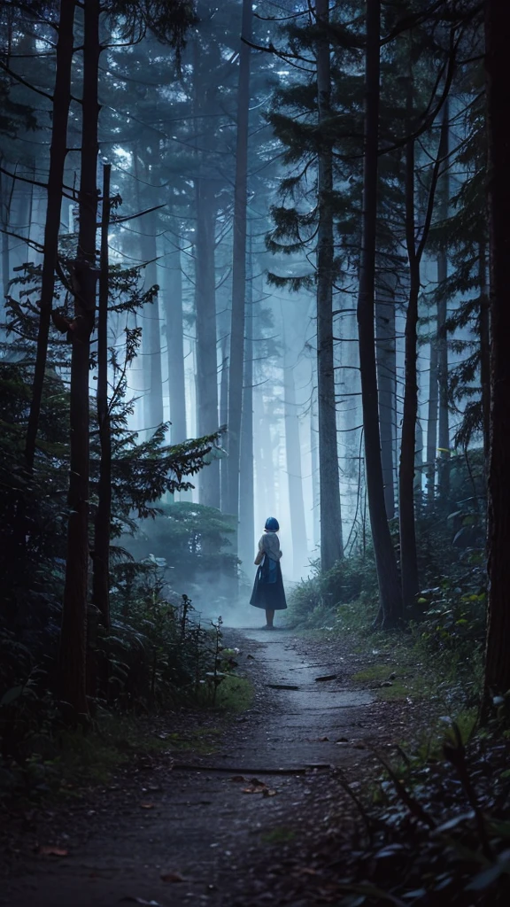 On a moonless night, Clara decided to venture into the forest behind her grandmother's house, even knowing the stories that circulated in the village.