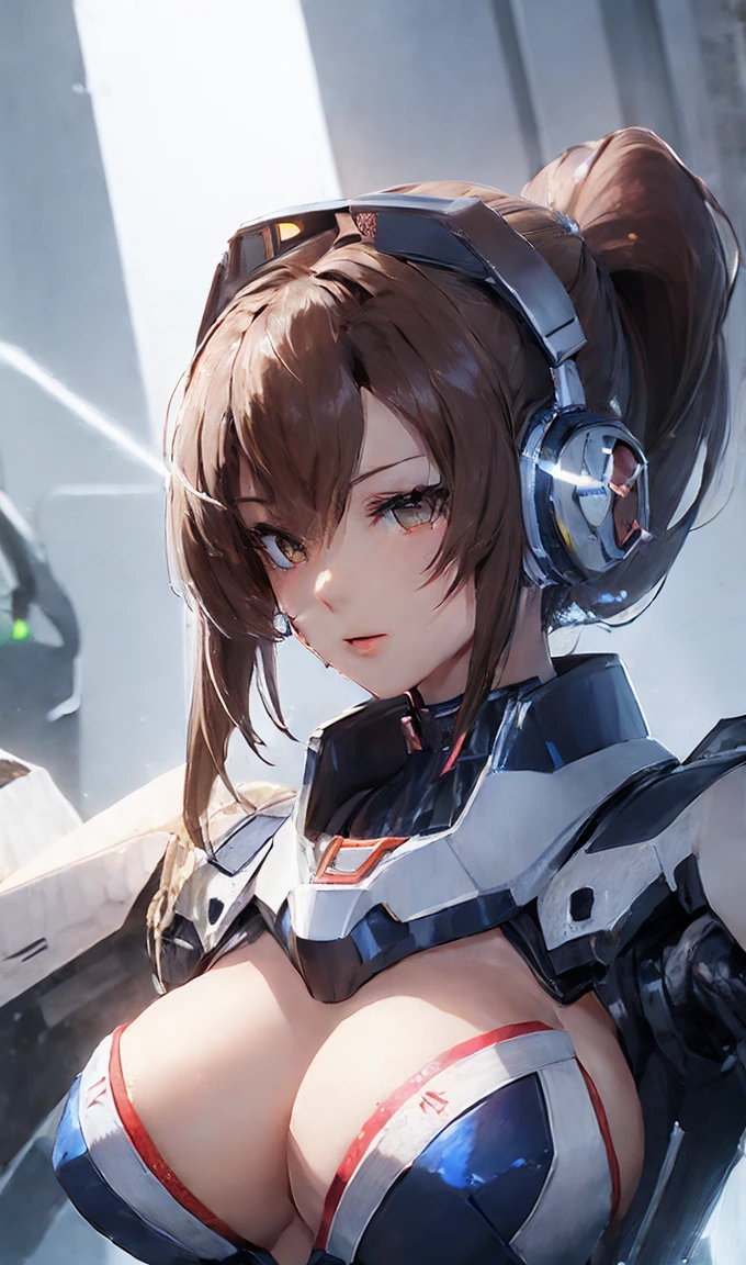 ((ヘッドshot:1.6))、(((Mai Shiranui:1.3)))、(((Shining lenses on both breasts:1.3)))、((Blue pillars of light are emanating from both chests...:1.3))、(((Dynamic pose:1.8)))、smile、((8k)), ((32K)), ((最high quality)), ((masterpiece)), ((超High resolution)), ((Tmasterpiece)), ((Halation:1.4))、((Mechaニカルheadgear:1.2))、((Cyber Headphones:1.3))Fine skin, high qualityの生地, high qualityな金属の質感、((Beautiful and dense face))、RAW Photos、Professional, Ultra-fine painting, ((alone)), beautiful胸、最high quality, Very detailed, Very detailed詳細, Finer details, とてもbeautiful, ((Princess Knight Robot:1.2)), (Joints of machines, Mechanical Limbs:1.3), (The internal structure of the machine is exposed:1.3), (High ponytail:1.1), (Beautiful and huge mechanical breasts)、White Veil, cowboy_shot, Side Focus, headgear, Shiny、(Five Fingers, Four fingers and thumb),Concept Art, Anime fantasy artwork, Detailed fantasy art, (Has brown hair and large white wings,), (((High ponytail))), (Mecha:1.6)、Sleek and intimidating design, ((Commander-in-Chief'arm)), (Perfect robot body)、純白と青紫のarmまたは, Symmetrical wings, 8kHigh resolution, Detailed Art, 8kでのキャラクターアートの3Dレンダリング, neat legs, Defined, Defined fingers,((headshot:1.3))、((masterpiece)), ((最high quality)), ((Very detailedなイラスト)), ((Very detailedな背景)), ((Realistic lighting))、Rough skin, Very detailedな, Advanced Details, high quality, 最high quality, High resolution, 1080P, hard disk, beautiful,(War Machine),beautifulサイボーグの女性,Mechaサイボーグ、(((Owns a large mechanical kunai:1.6)))、((attack posture:1.6))、((((Cyber Bed Phone:1.8))))、((機械式headgear:1.6))、(((Android wearing heavy mirror-like mechanical armor:1.2)))、(((High ponytail:1.3)))、((Mai Shiranui:1.2))、(Attack behavior:1.6)、(((Combat Stance:1.6)))、((Throw a punch)) 、1 person、Age 25, Japanese Mature, beautiful指, beautiful長い脚, beautiful体, beautiful鼻, beautifulキャラクターデザイン, Perfect Eyes, Perfect Face, jewelry, hair ornaments, king of fighters,
(Tabletop, 最high qualityの, 最high quality, beautiful and aesthetic: 1.2), Very detailed, More detailed,Proper body balance,Tabletop,超high qualityの出力画像,High resolution,Intricate details,とても繊細でbeautiful髪,Realistic photos,dream-like,Professionalフェッショナル照明,Realistic Shadows,Focus Only,
(Big Breasts:1.2,) ,