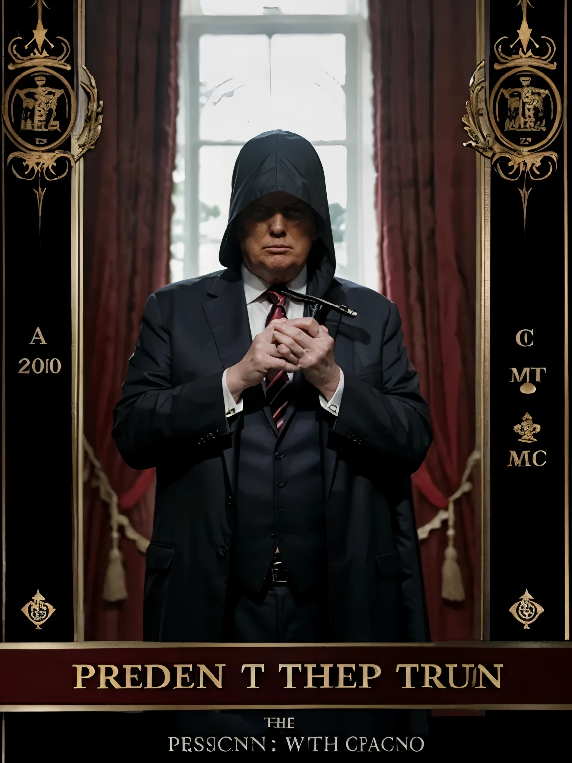 President Trump with the Major Arcana Grim Reaper