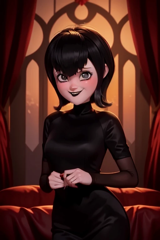 musical thrush dracula, musical thrush Dracula style, Hotel Transylvania, short hair, black eyes, musical thrush