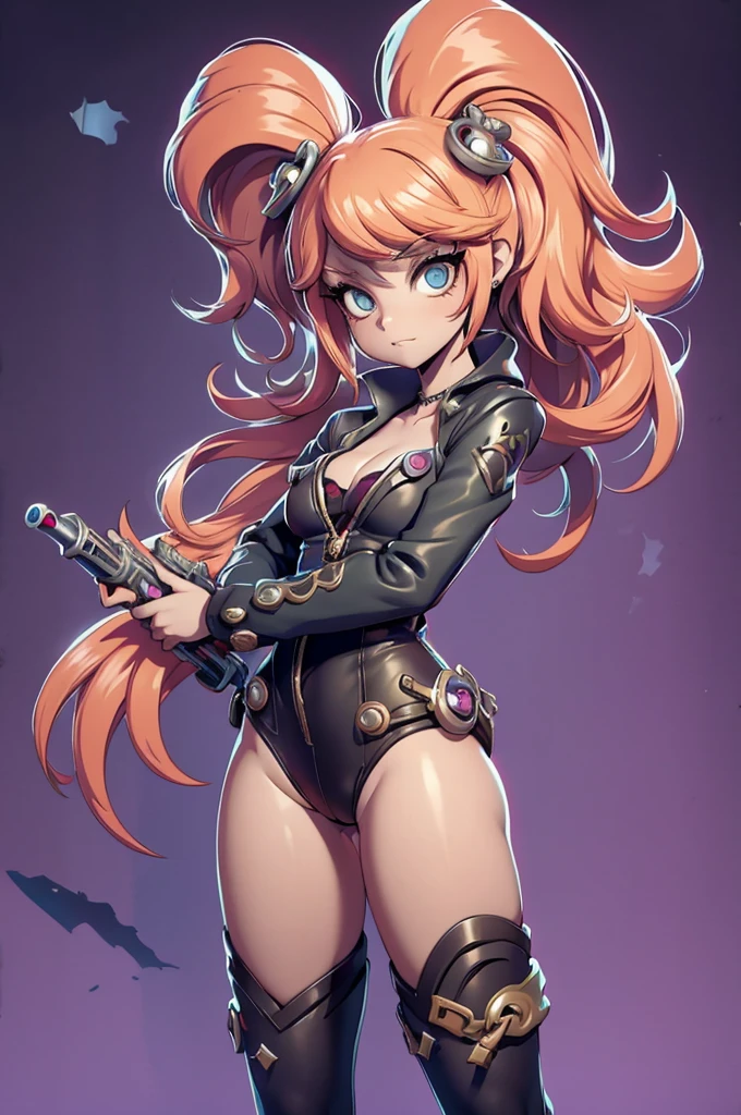 girls estilo rayman legends, character estilo art rayman legends, model sheet, girl , corpo inteiro, acessórios gigantes,giant monster, mascote, sexy, sensuality, GIANT GUN PORTS,sexy,Tight tunics, legs, alien, curve, wearing jacket, monster in turn, pernas longas,monster, monster in turn