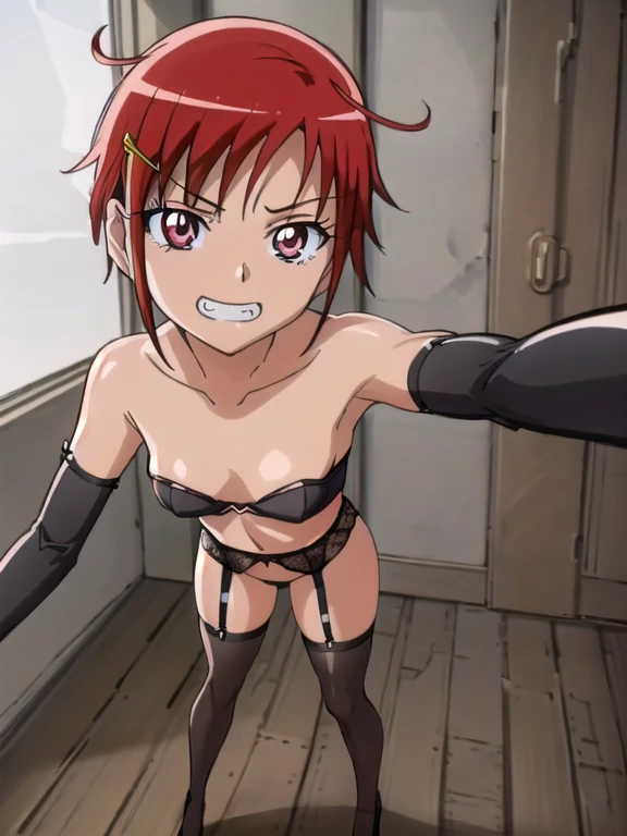 Ubel, Sousou ni frieren, green eyes, green hair, bare arms, small breasts, flat chest, bare legs, slim and skinny body, mature female body, mature female, completely naked, belly, slim waist, simple background, bedroom settings, ubel(ssousou no frieren), ahegao face, moaning In pain, Screaming in pain, looking at viewer, nipples, areola nipples, belly, ((((having sex))), muscular handsome guy grabbing her breasts from behind, he penetrates her vagina with his big  penis behind the girl, sex from behind, big penis penetrated her vagina, amazing big penis, creampie, detailed vagina, NSFW.