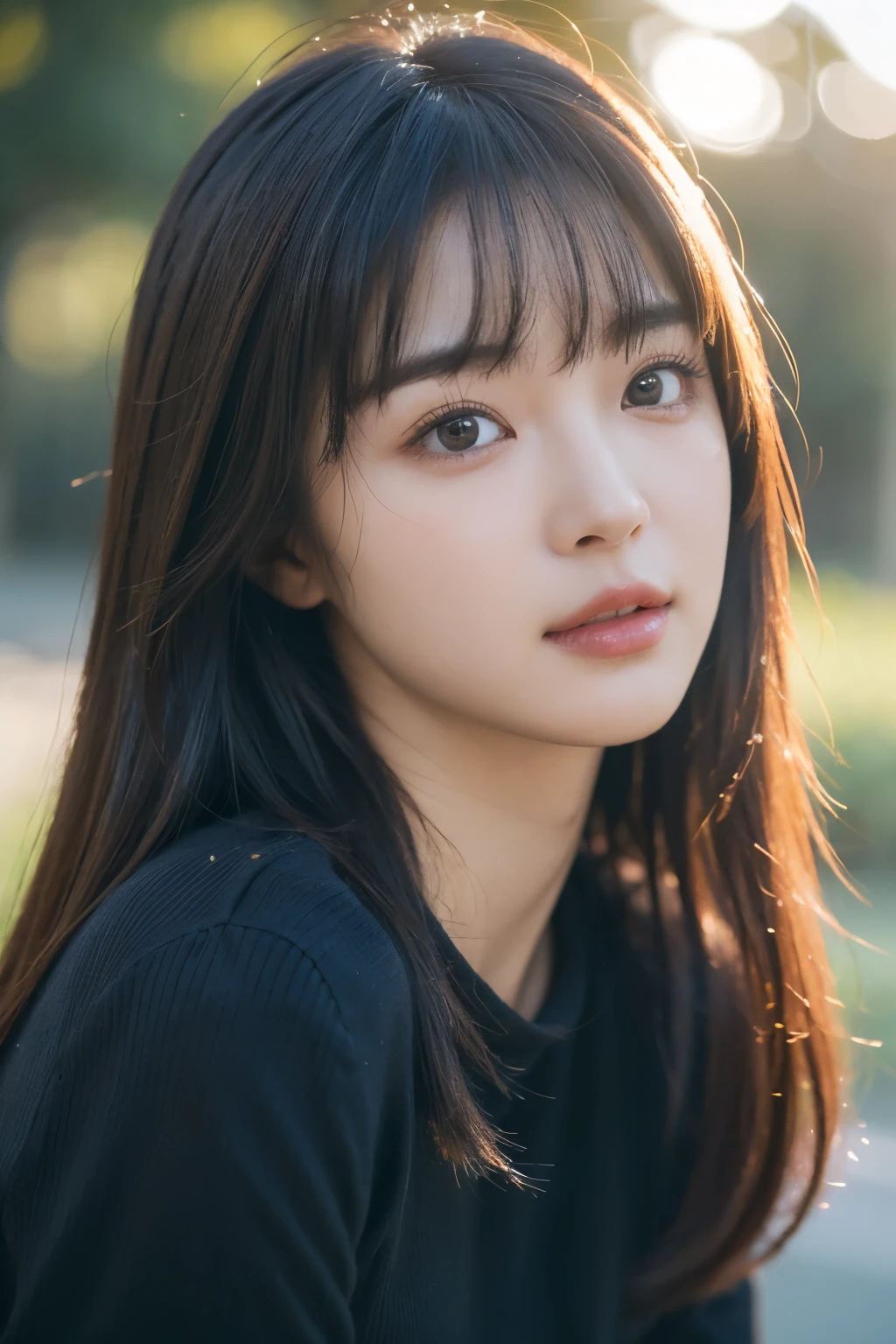 Tabletop, Highest quality, shape, Very detailed, In detail, High resolution, 8k wallpaper, Perfect dynamic composition, Beautiful details, Natural Lip, Long sleeve black knit dress, Small breasts, RAW Photos,KPOP idol faces,cute,Face close-up,BREAK ceremony,((Random sexy poses、put in、Deep joy, Ecstatic Eyes:1.2)), ((I gasp hard:1.2))、Ecstatic face、Climax expression、My whole body is convulsing、Official Art,Very detailed CG Unity 8k 壁紙, (masterpiece:1.0),(Highest quality:1.0), photo shoot, 8k, Browsing Caution, High resolution, Kodak Portrait 400, Film Grain, Lens flare brilliance,Very low camera angle, View your viewers