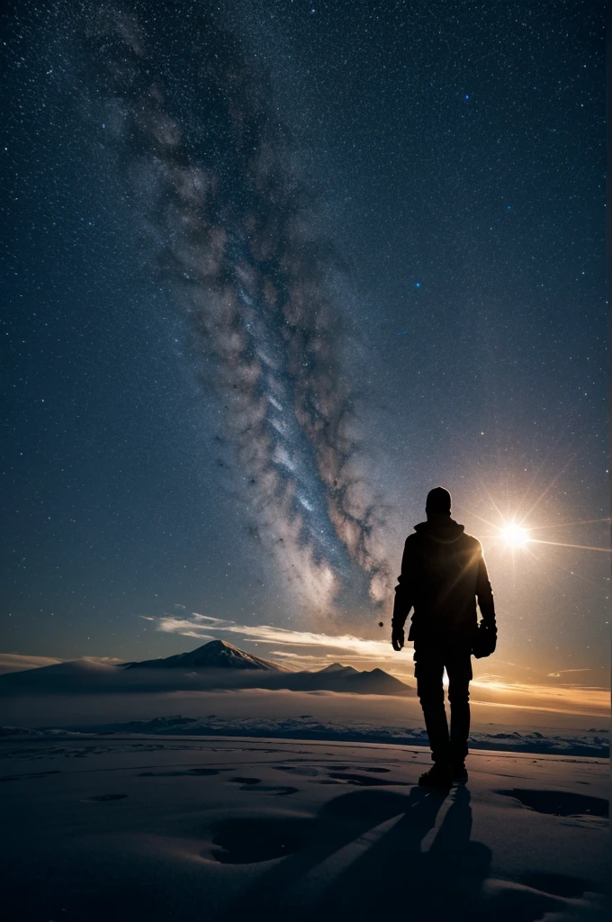 Generate an image of an unknown subject with epic