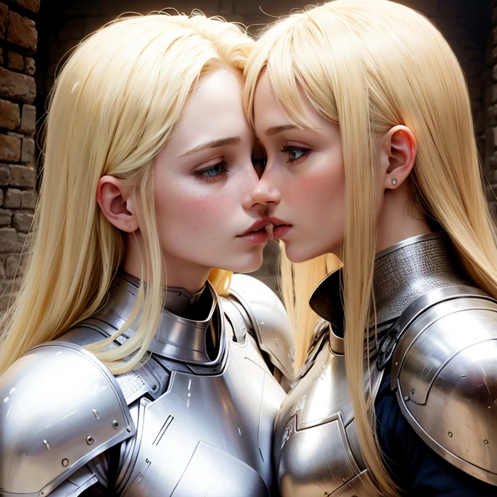 Blond girls white Womans. Armor kiss Womans Womans