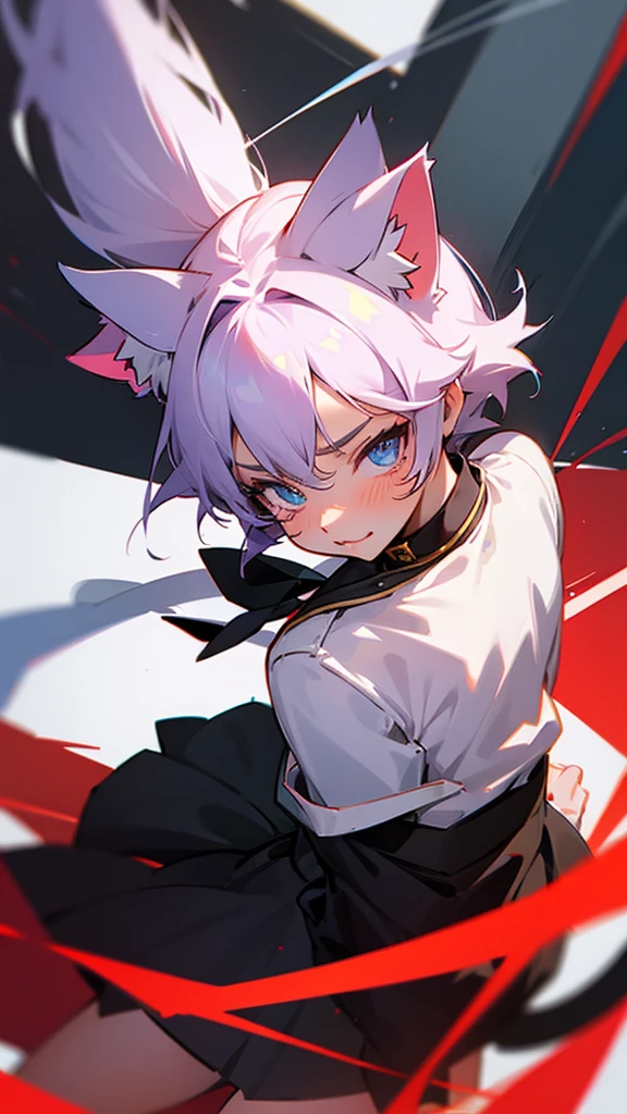 Horny cat ear girl