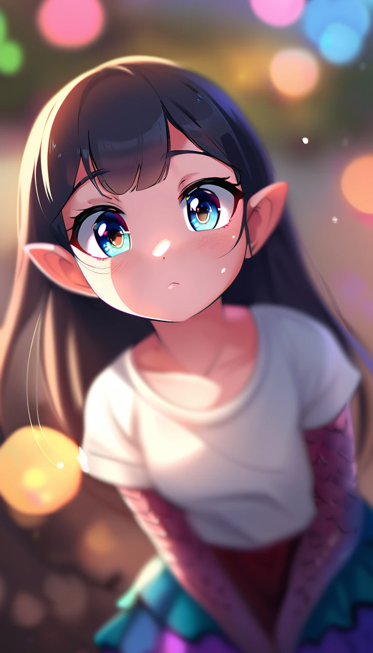 1girl, lamia, scales, white shirt, full body, Original Character, Volumetric Lighting, Best Shadows, Shallow Depth of Field, Stunningly Beautiful Girl, , Delicate Beautiful Attractive Face, 8K, RAW, best quality, masterpiece, ultra high res, colorful, portrait, (medium wide shot), (dynamic perspective), sharp focus , (depth of field, bokeh:1.3), extremely detailed eyes and face, beautiful detailed eyes,