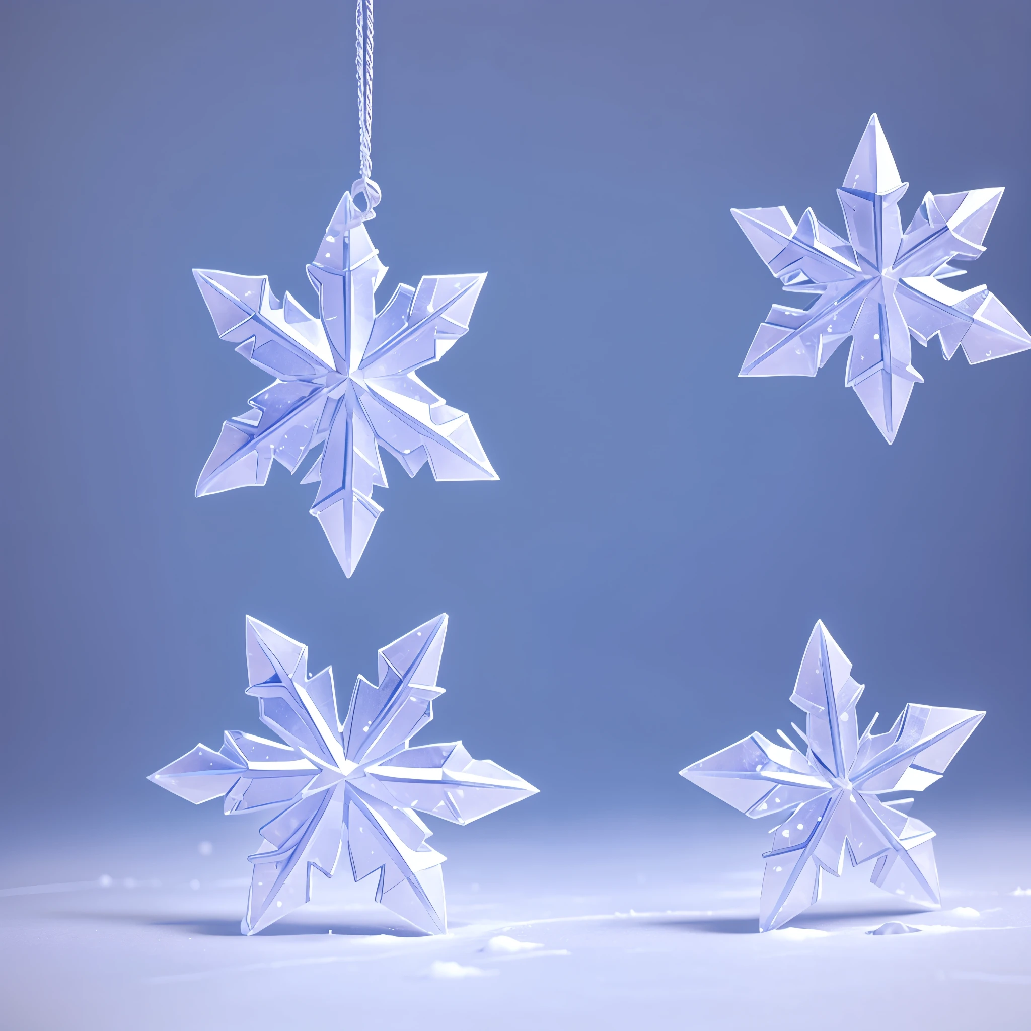 snowflake,Crystal,3D Form,No Characters