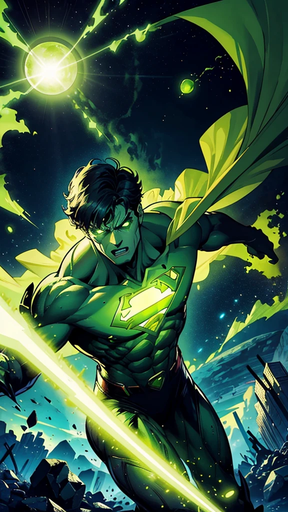 Radioactive Kryptonite: Kryptonite, a radioactive piece of his home planet Krypton, is one of the few substances that can weaken or kill Superman, despite his near-invulnerability to almost everything else.