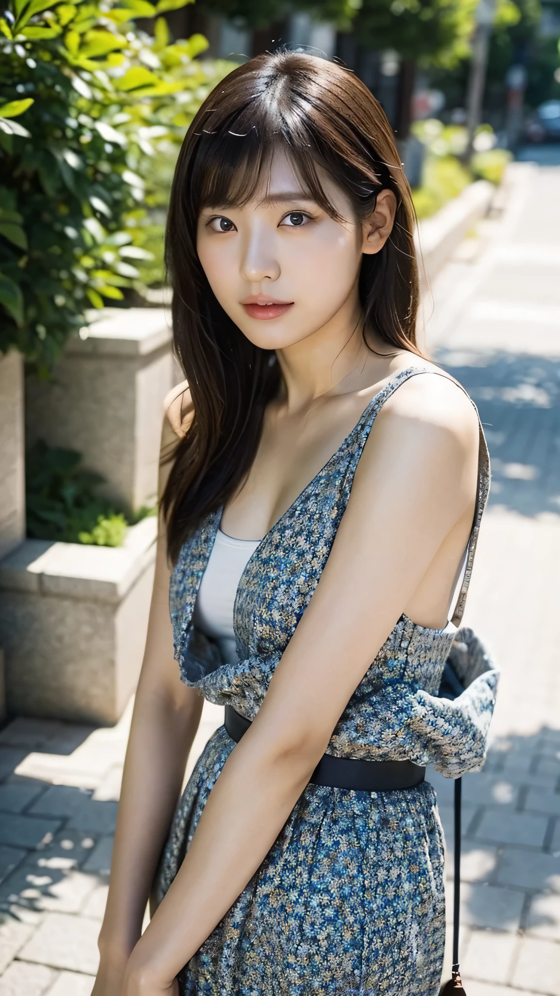 Model actress、Japanese women、One Woman、Summer clothing、Medium Hair、Shooting Situations