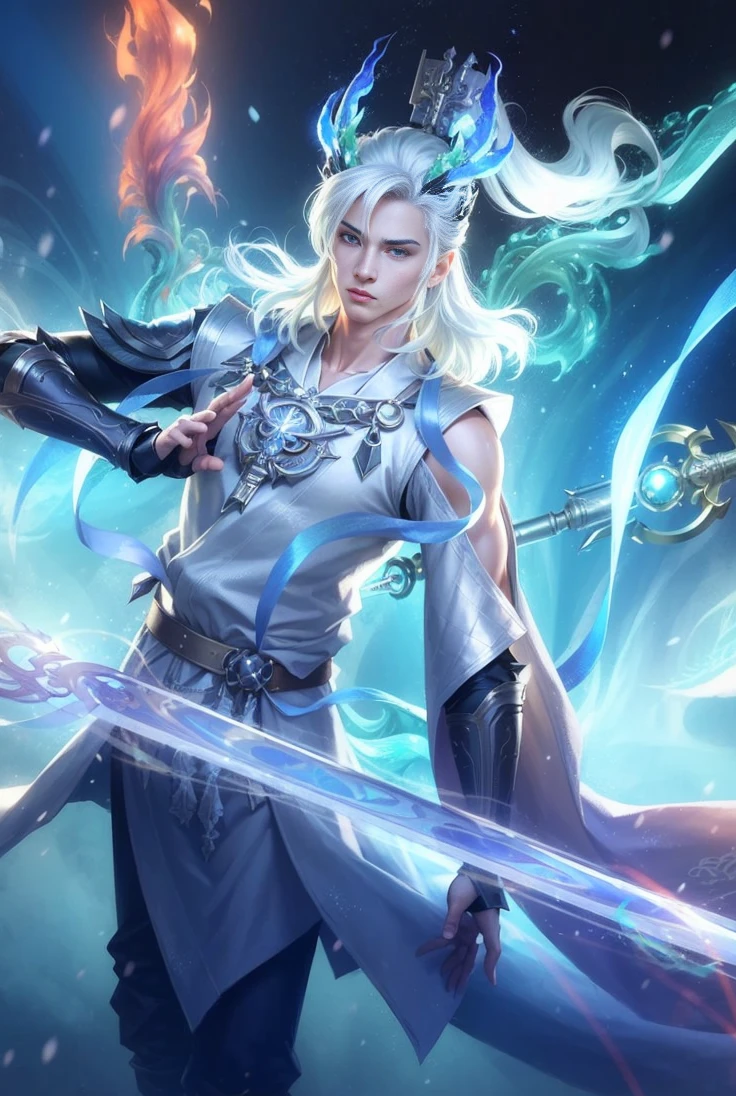 ((male:1.5)),(photorealistic:1.4), best quality, masterpiece, ultra high res, 1man, (detailed face:1.2), (detailed eyes:1.2), (detailed hair:1.2), (detailed clothes:1.2), 4k, (detailed color:1.2), with silver star mask