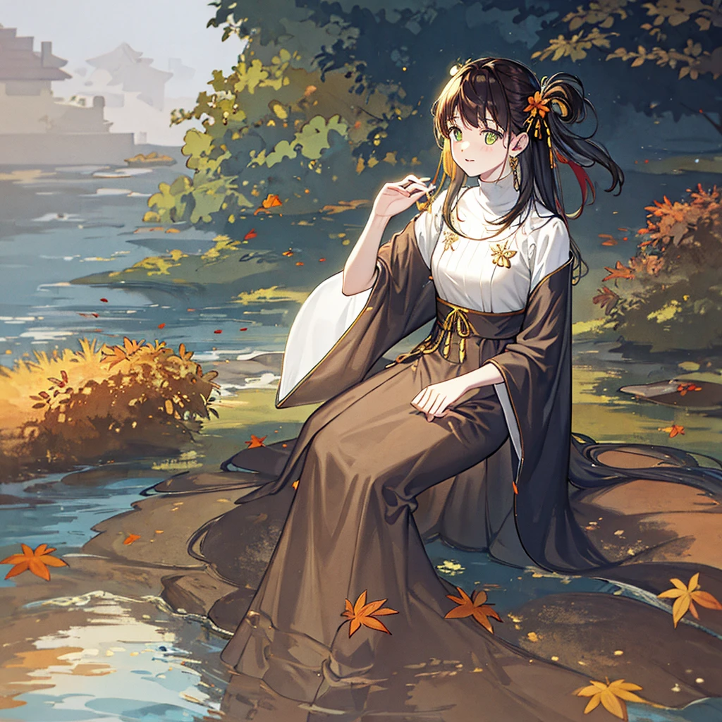 Looking through the autumn water