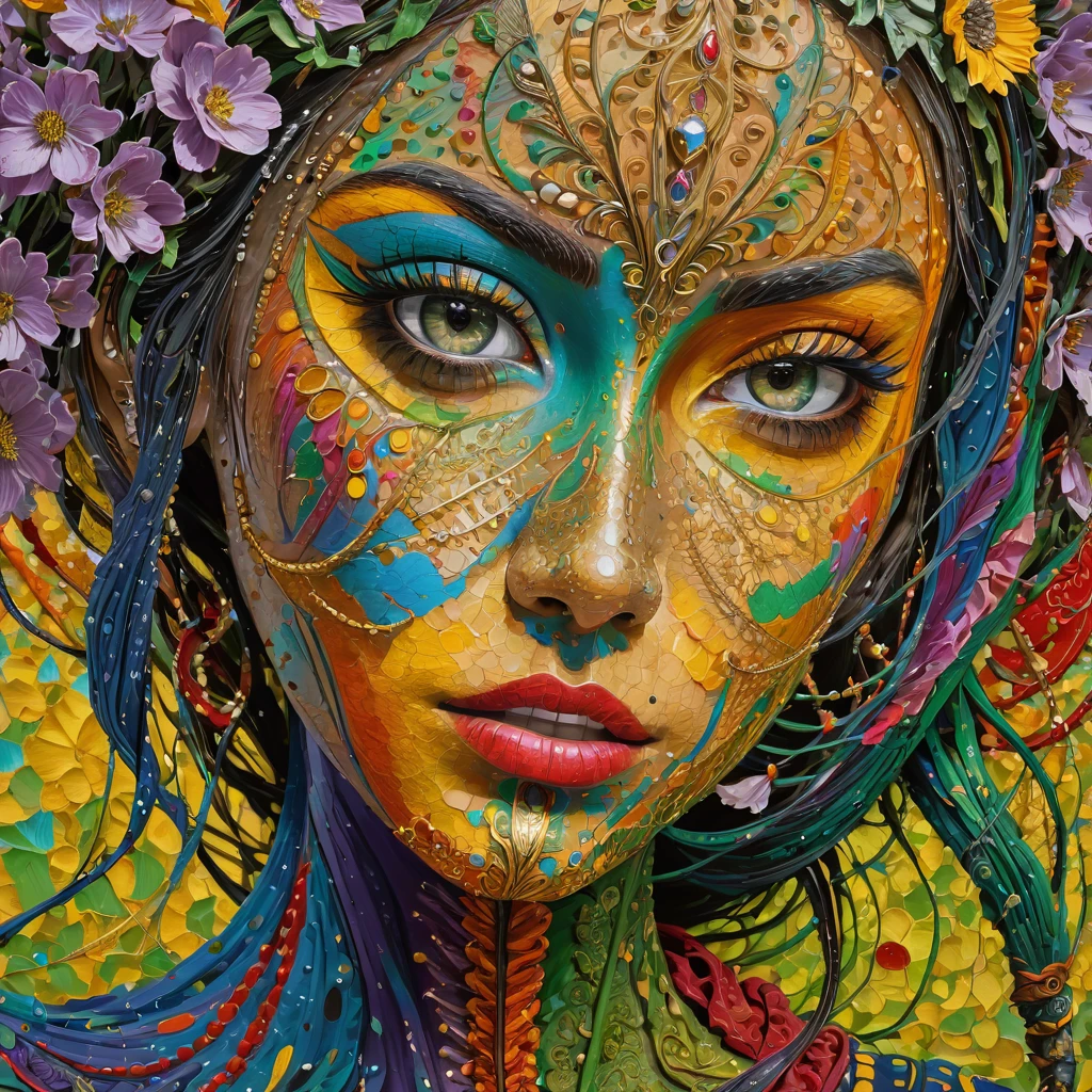 ((Very detailed, Highest quality,Expressionism)), Contemporary Art, There is no one